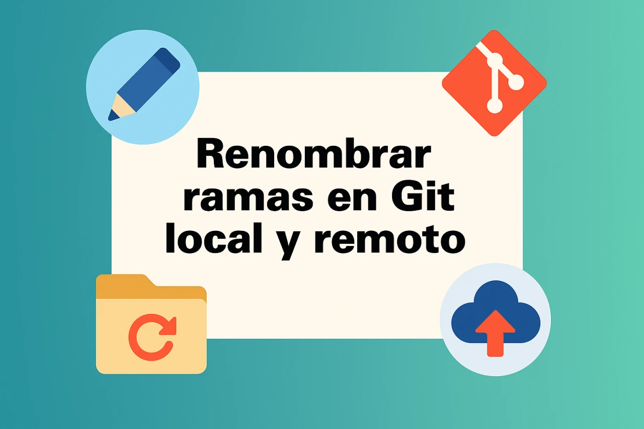 Guía completa para renombrar ramas en Git local y remoto