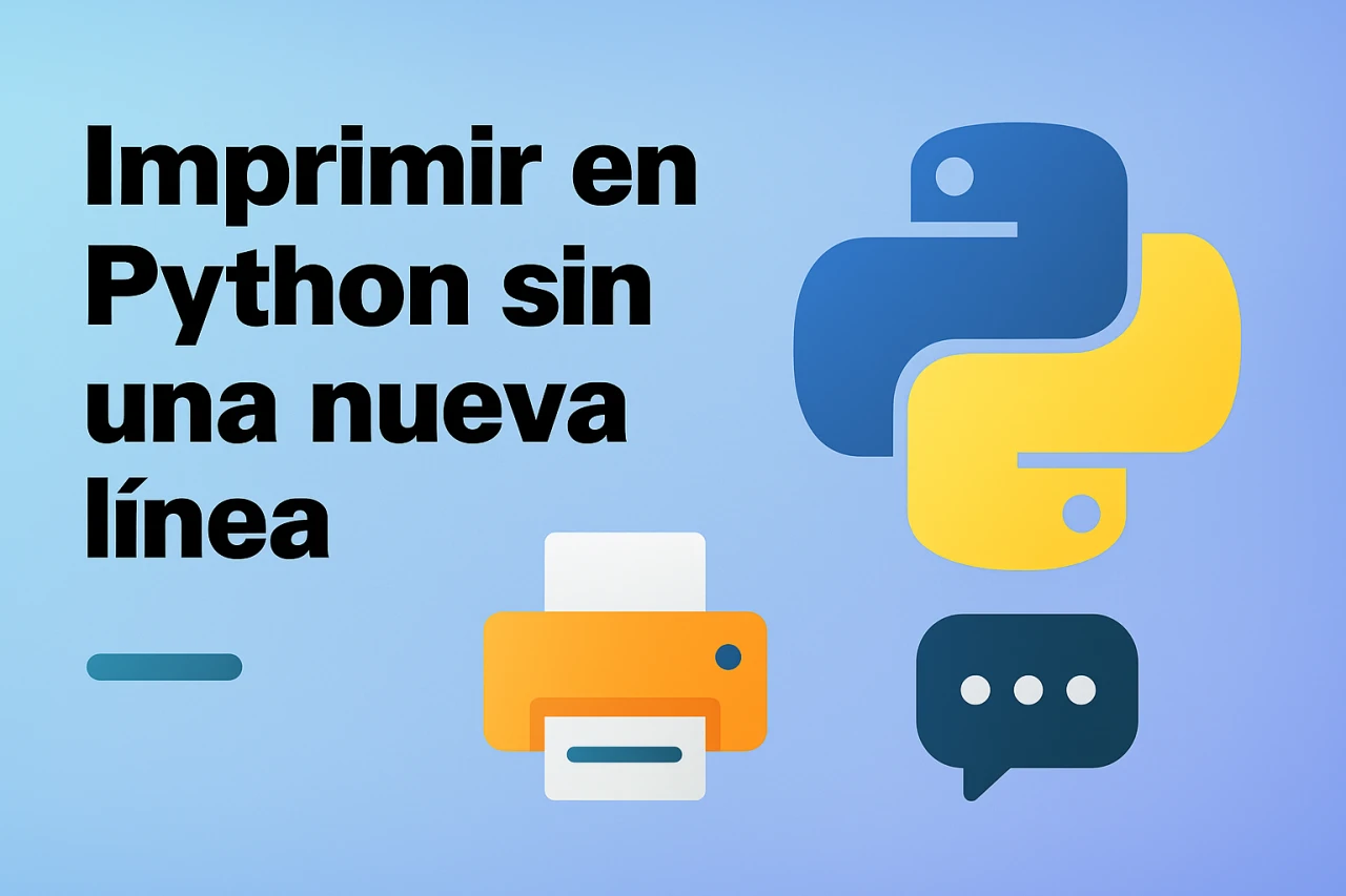 Python New Line: Cómo imprimir en Python sin una nueva línea