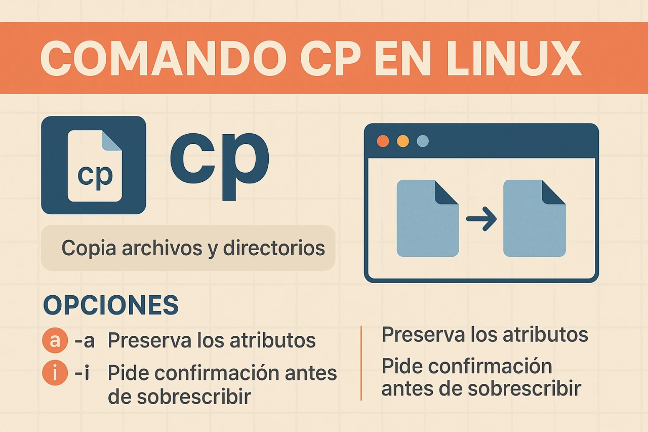 Comando cp en Linux: Copiar archivos en el sistema operativo