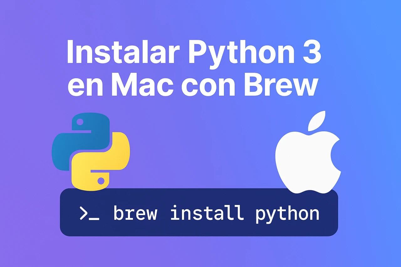 Cómo instalar Python 3 en Mac: tutorial de actualización con Brew