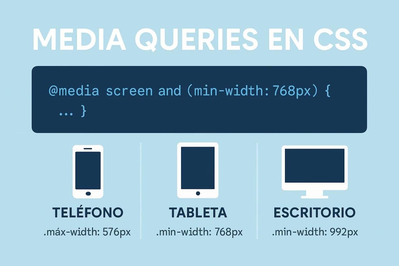 Media Queries en CSS para resoluciones, tamaños y dispositivos móviles