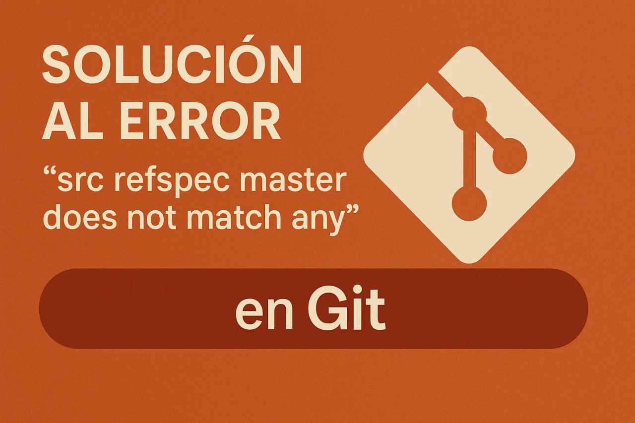 Solución rápida: "src refspec master does not match any" en Git