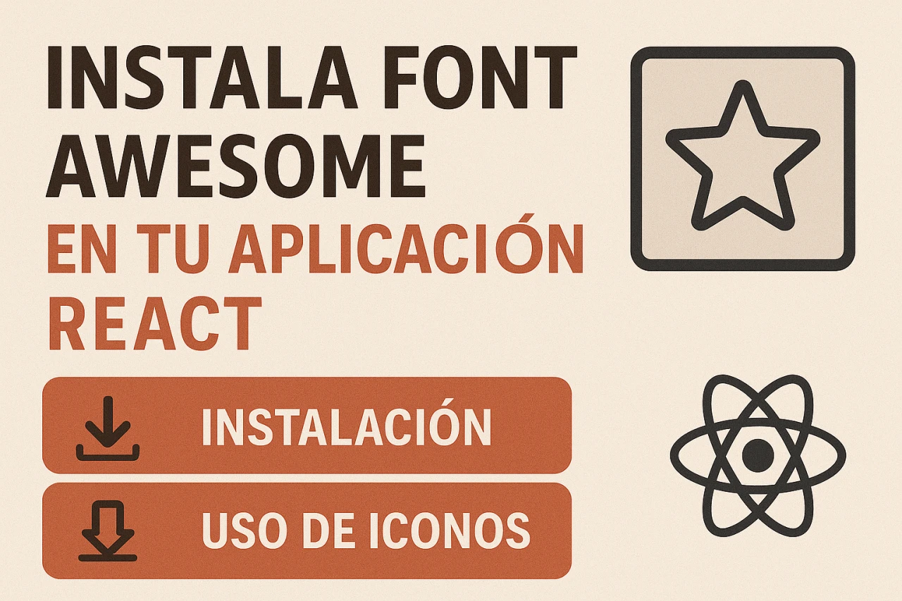 Instala Font Awesome en tu aplicación React usando react-icons