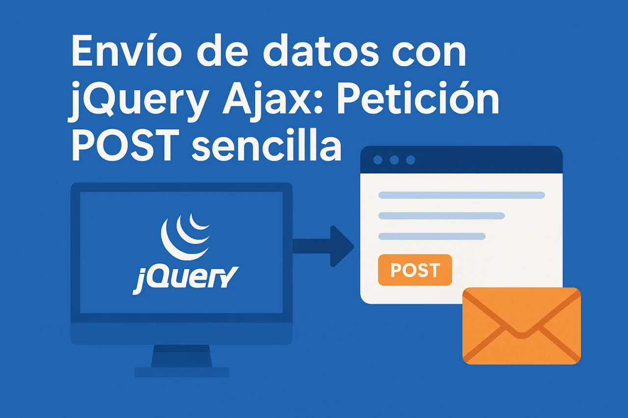 Envío de datos con JQuery Ajax: Petición POST sencilla