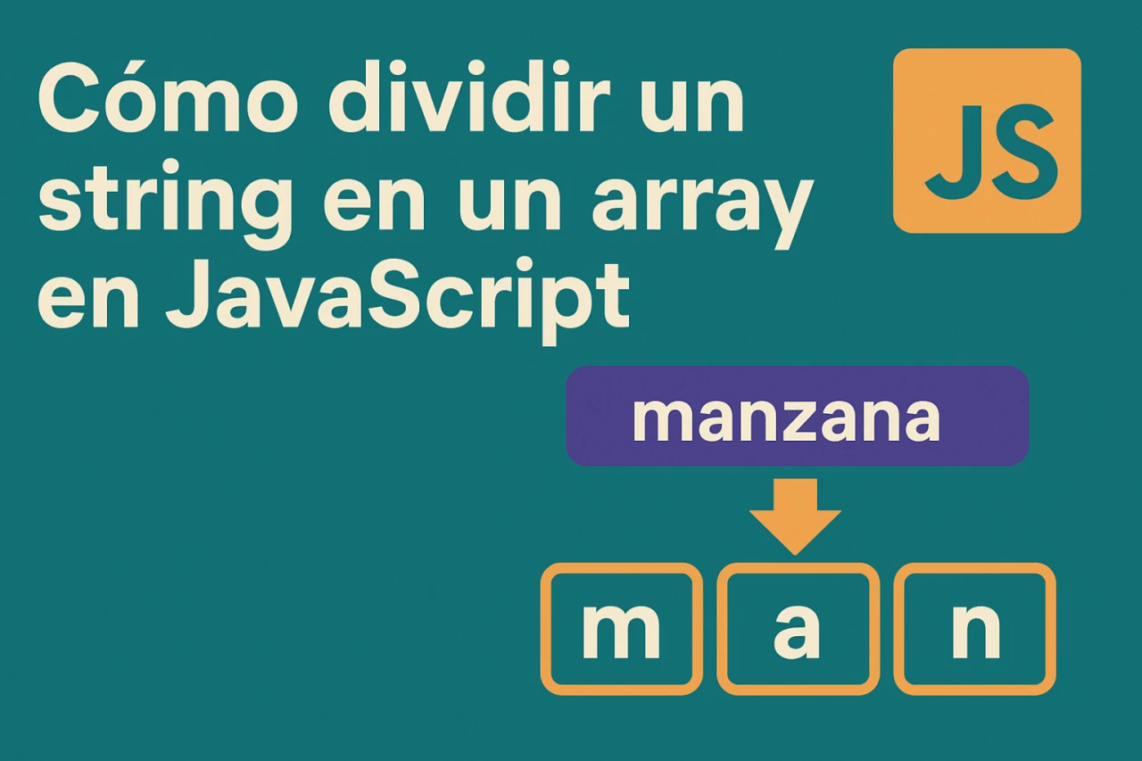 Cómo dividir un string en un array en JavaScript: tutorial