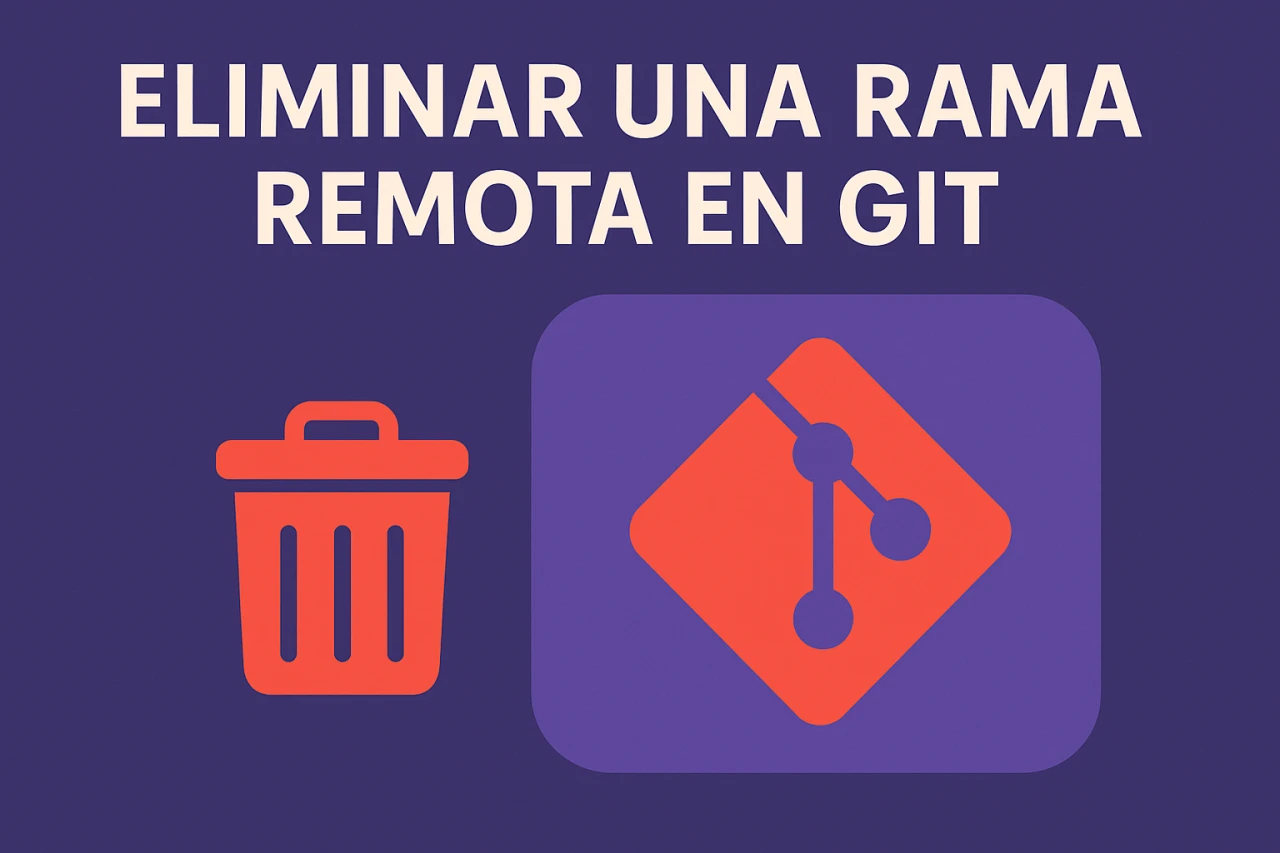 Cómo eliminar una rama remota en Git: tutorial paso a paso
