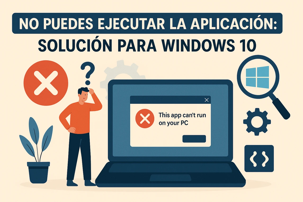 No puedes ejecutar la aplicación: solución para Windows 10
