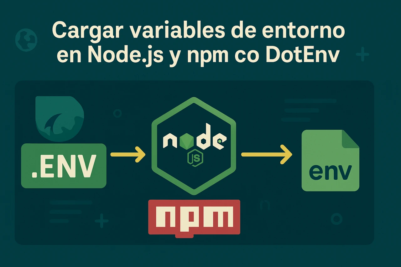Cargar variables de entorno en Node.js y npm con DotEnv: Guía clara