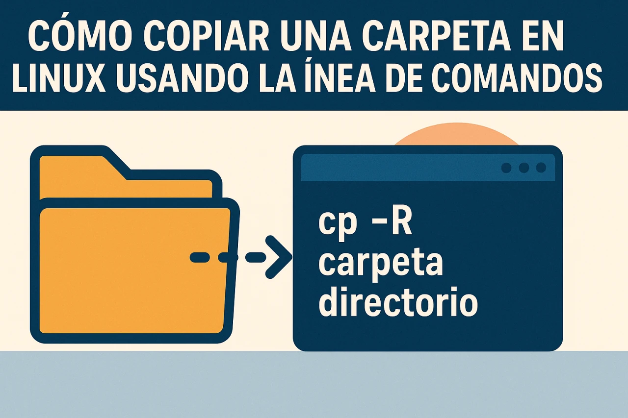 Cómo copiar una carpeta en Linux usando la línea de comandos
