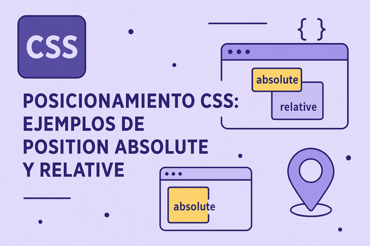 Posicionamiento CSS: Ejemplos de Position Absolute y Relative