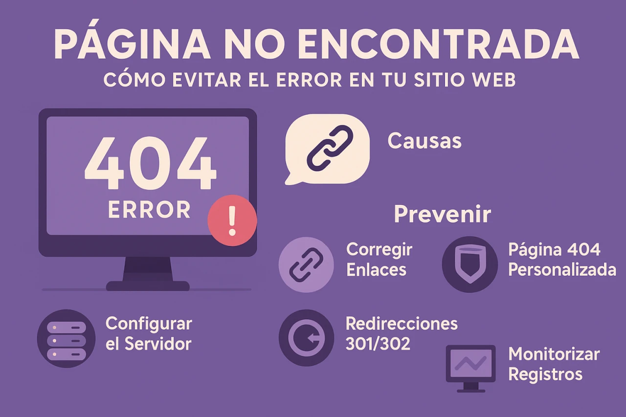 Página no encontrada: Cómo evitar el error en tu sitio web
