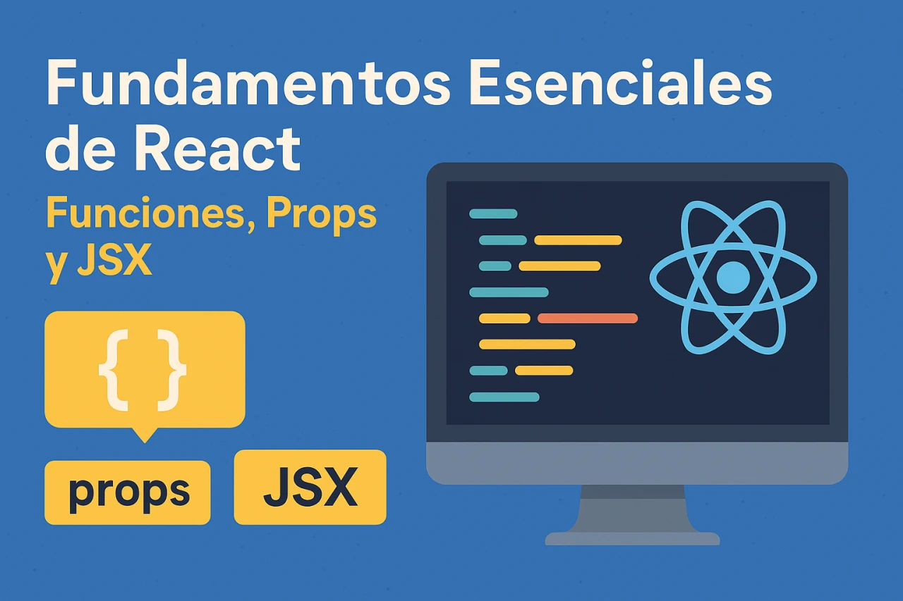 Fundamentos Esenciales de React: Funciones, Props y JSX