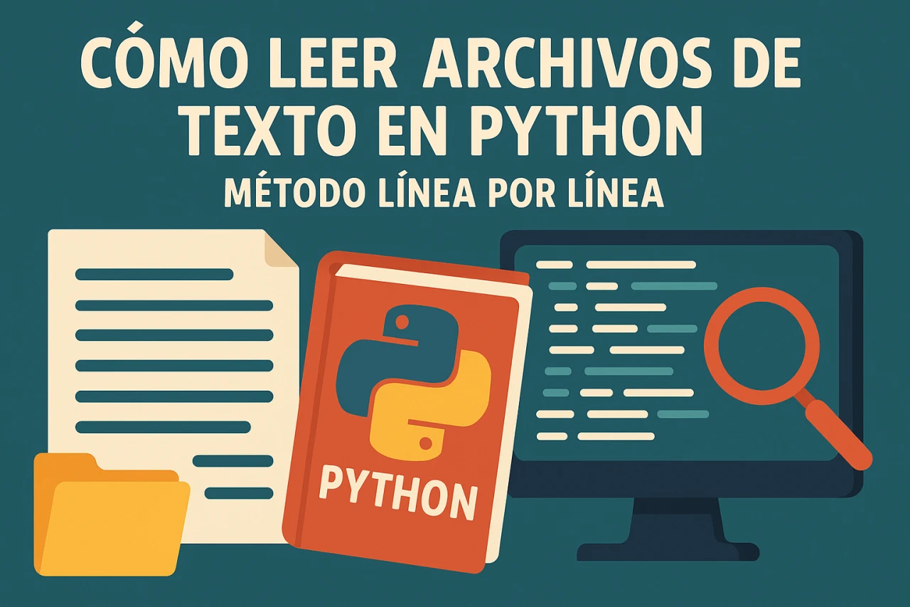 Cómo Leer Archivos de Texto en Python: Método Línea por Línea