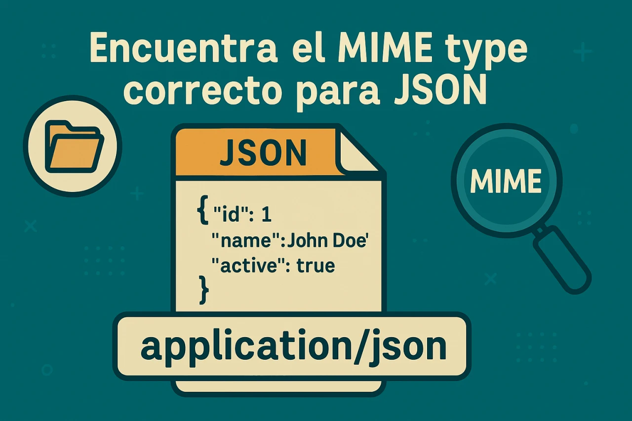 Encuentra el mime type correcto para JSON: guía de request header
