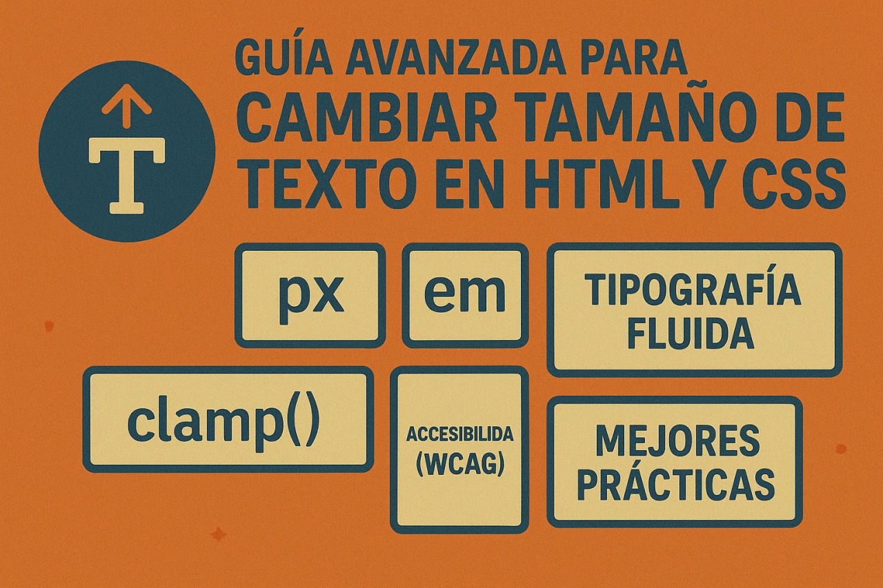 Guía avanzada para cambiar tamaño de texto en HTML y CSS