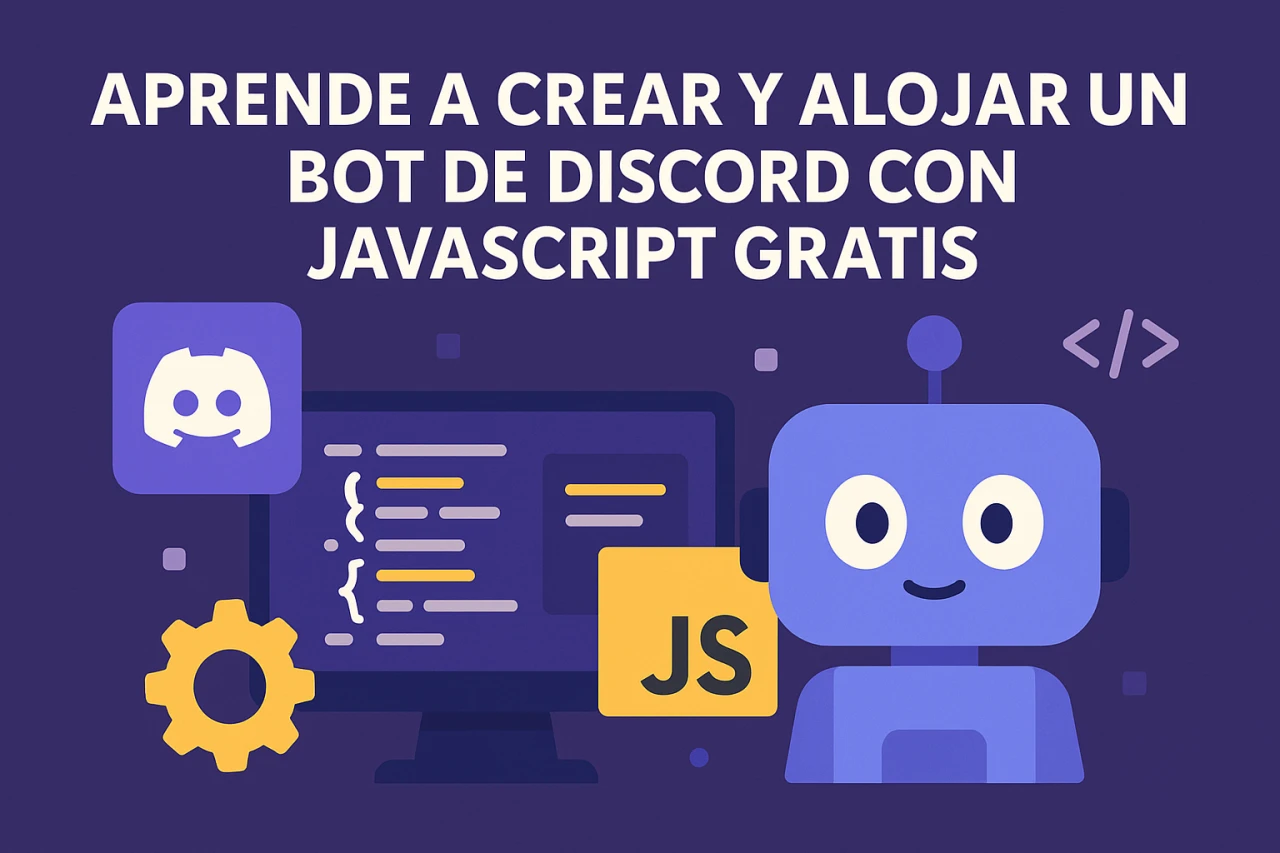 Aprende a crear y alojar un bot de Discord con JavaScript gratis