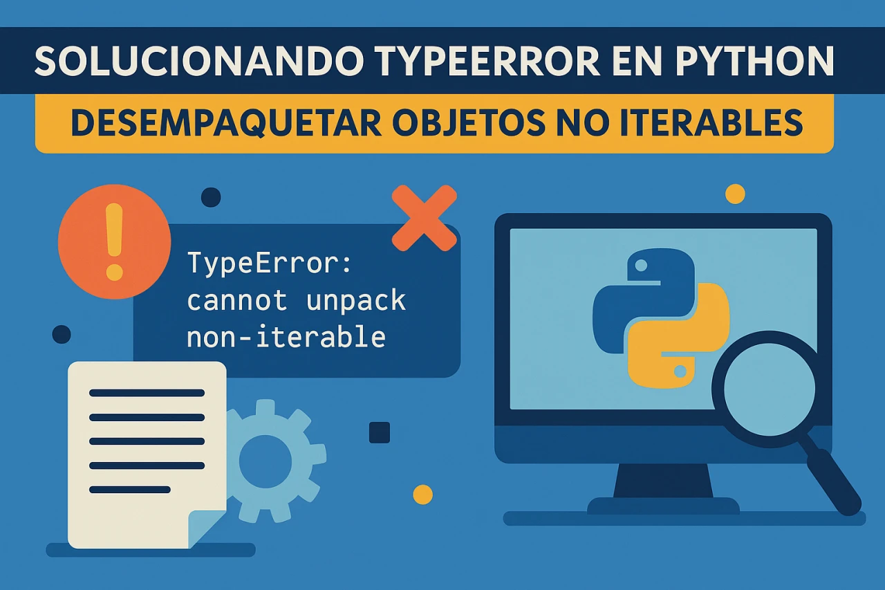 Solucionando TypeError en Python: Desempaquetar objetos no iterables