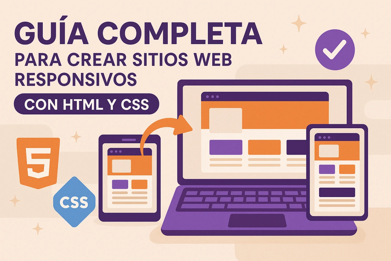 Guía completa para crear sitios web responsivos con HTML y CSS
