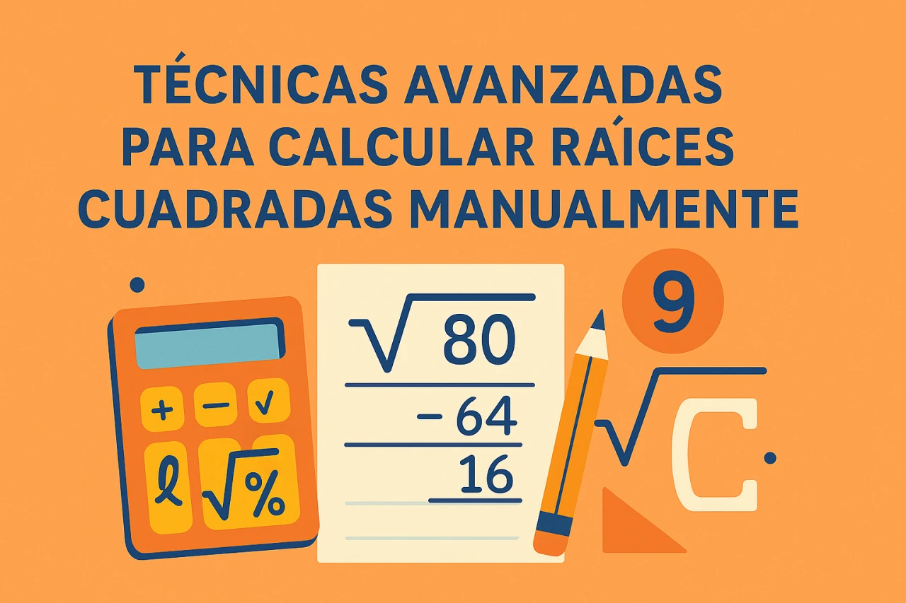 Técnicas avanzadas para calcular raíces cuadradas manualmente