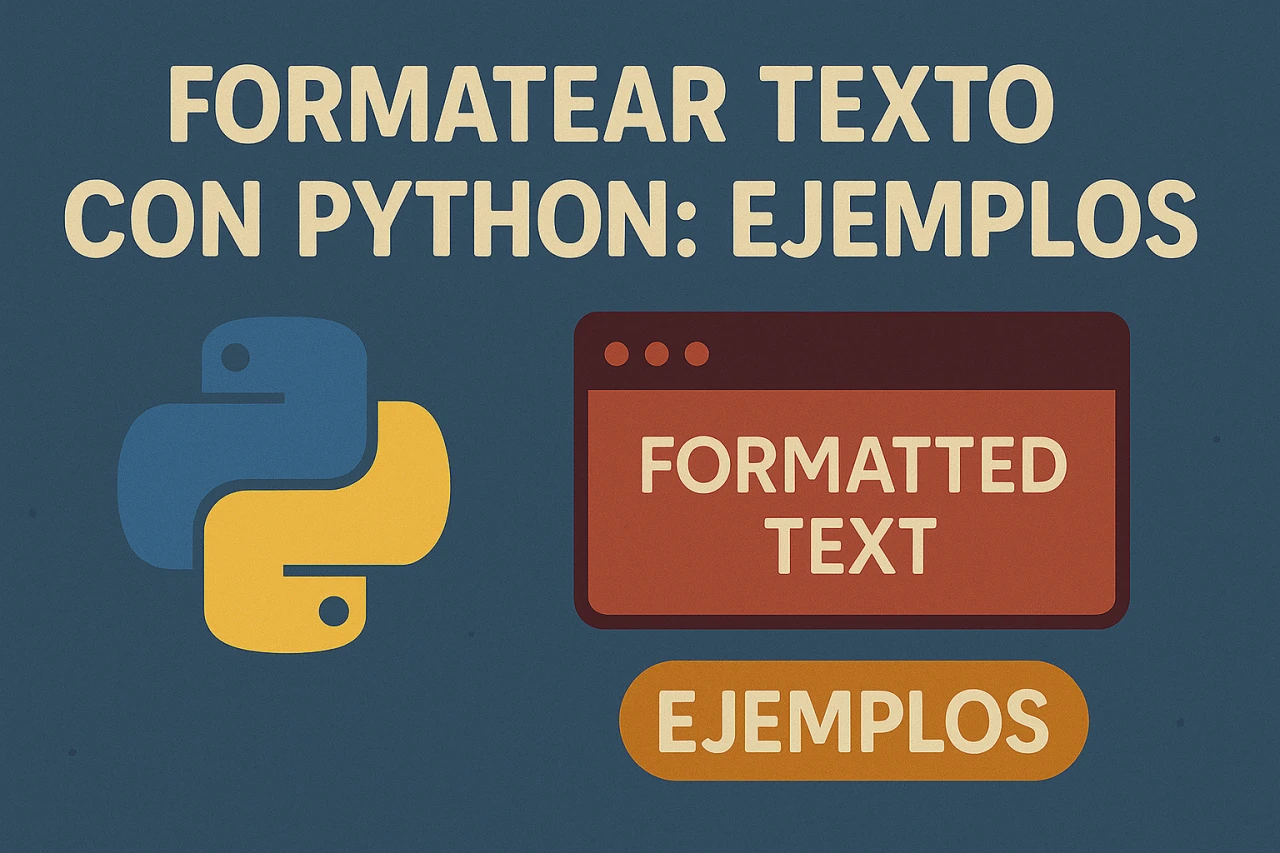 Formatear texto con Python: Ejemplos