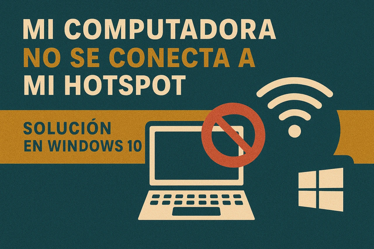 Mi computadora no se conecta a mi hotspot: Solución en Windows 10