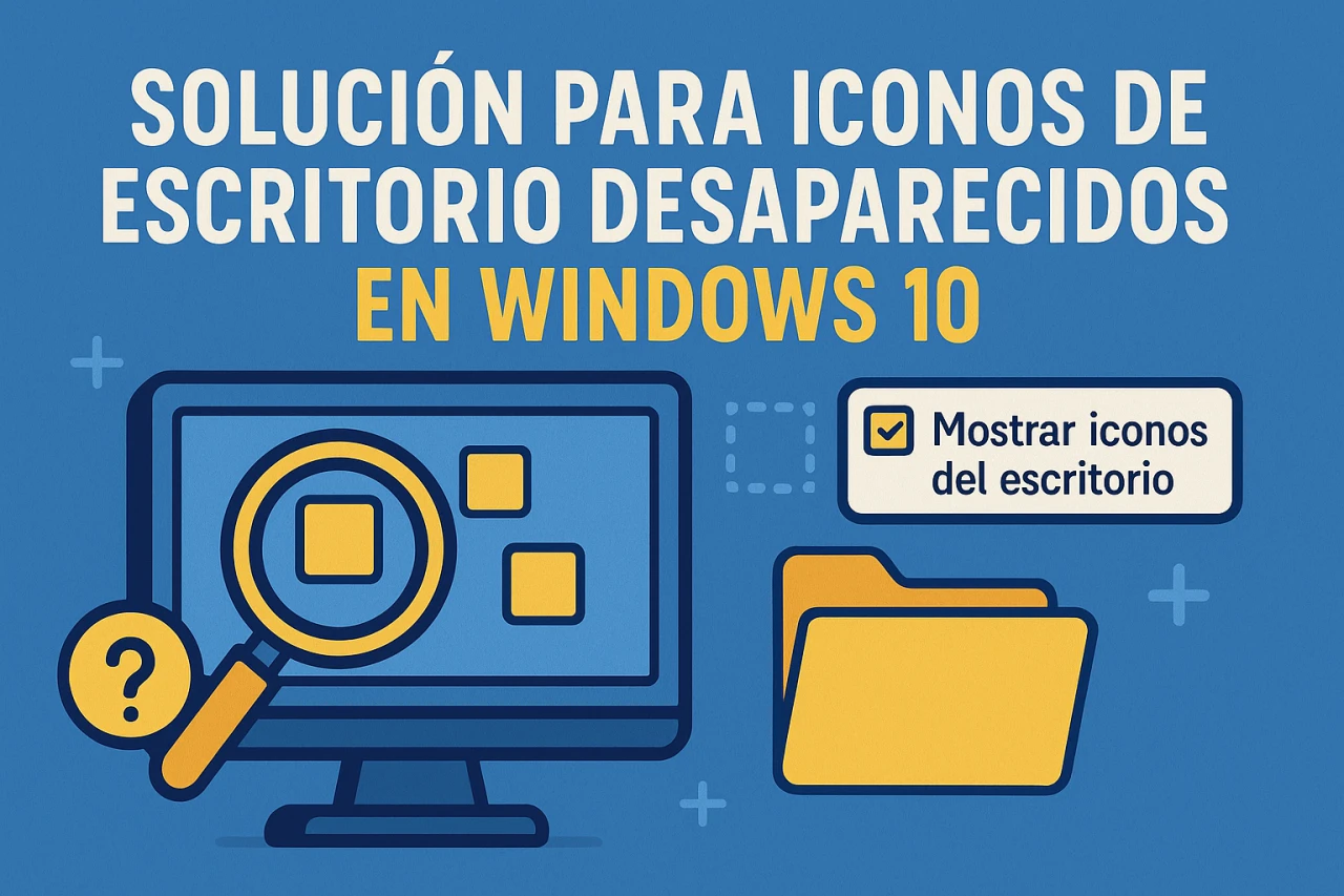 Solución para Iconos de Escritorio Desaparecidos en Windows 10