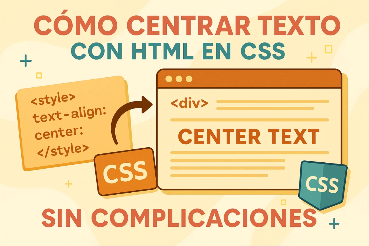Cómo centrar texto con HTML en CSS sin complicaciones