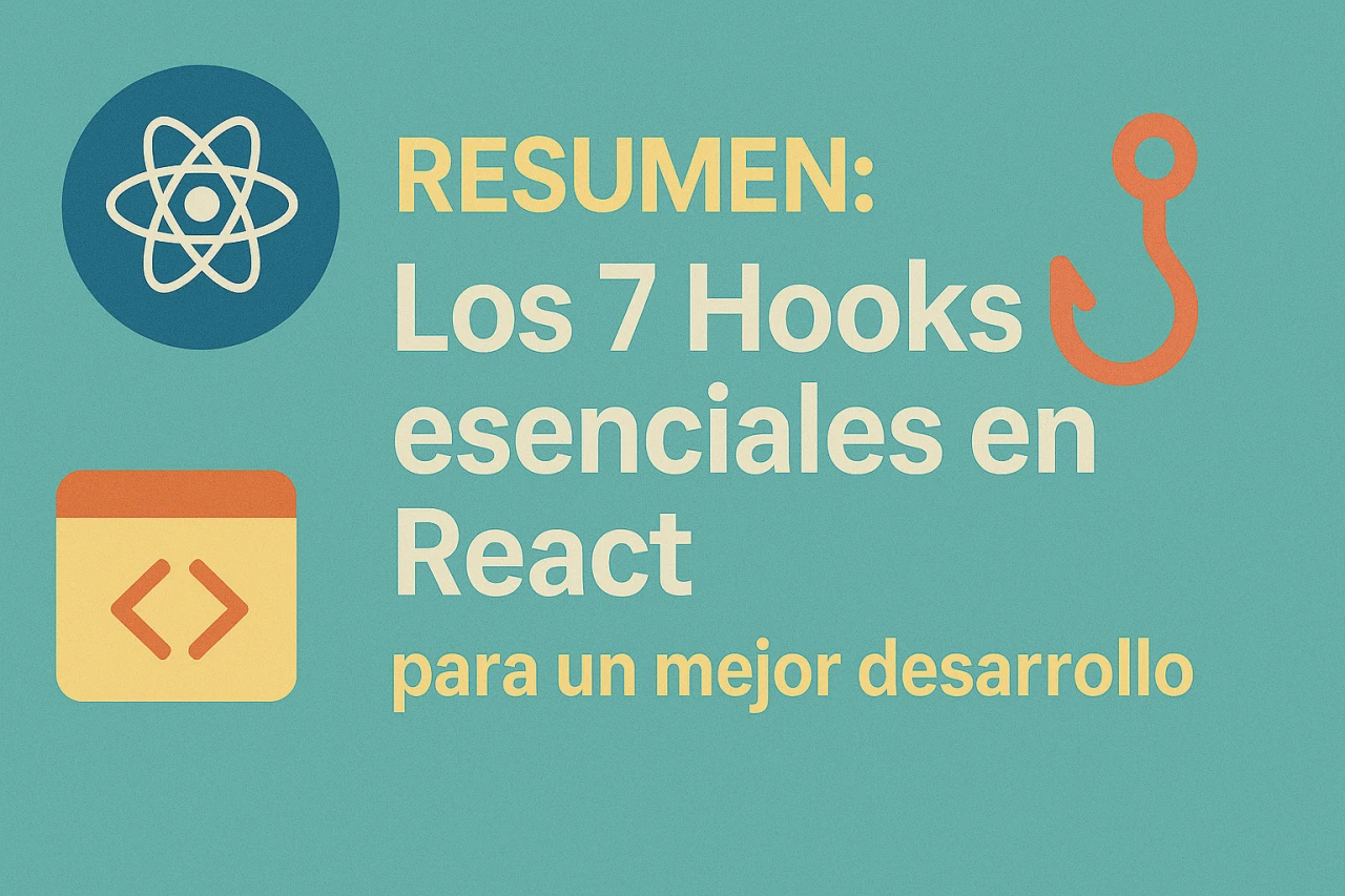 Resumen: Los 7 Hooks esenciales en React para un mejor desarrollo