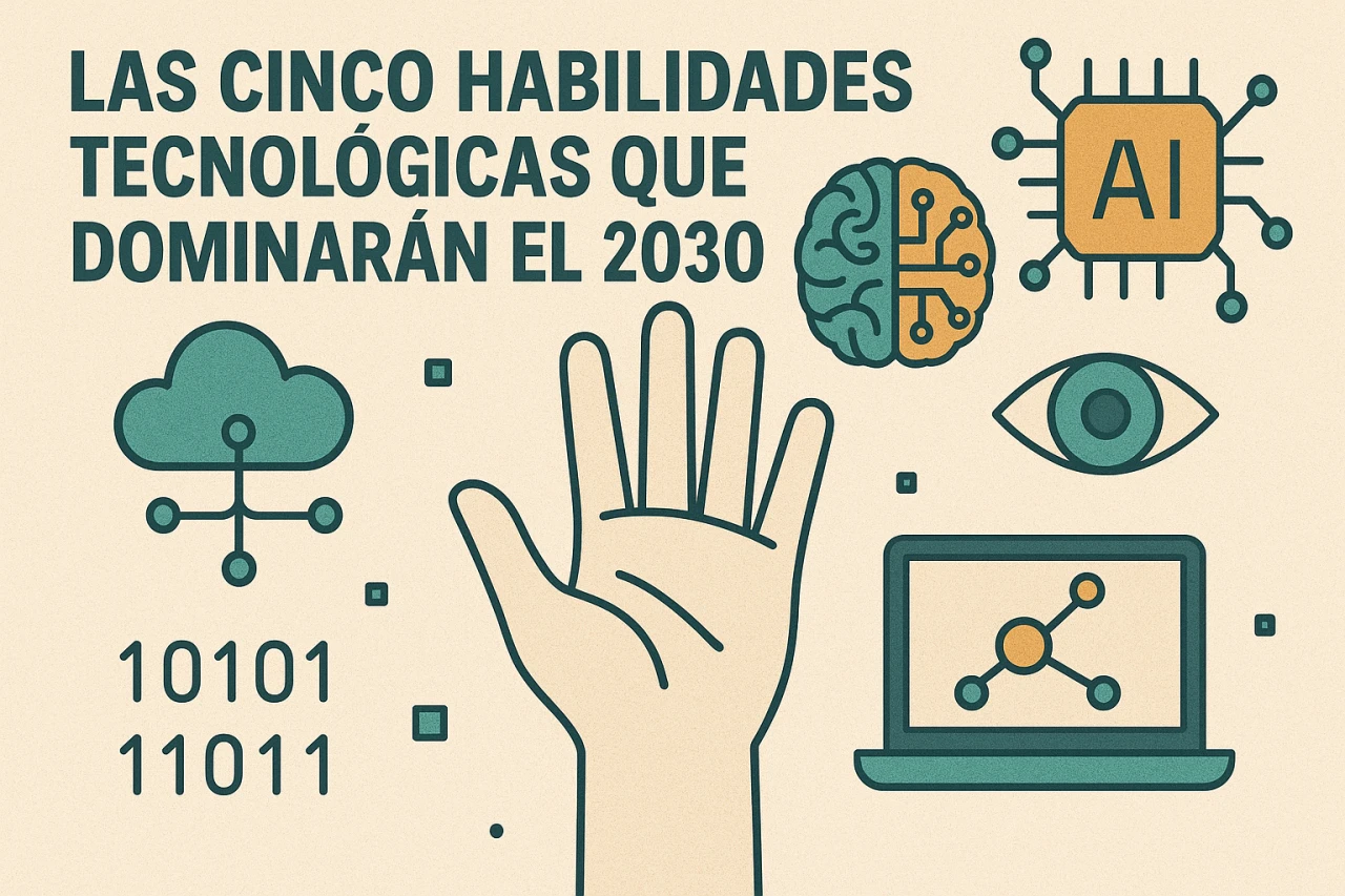 Las cinco habilidades tecnológicas que dominarán el 2030