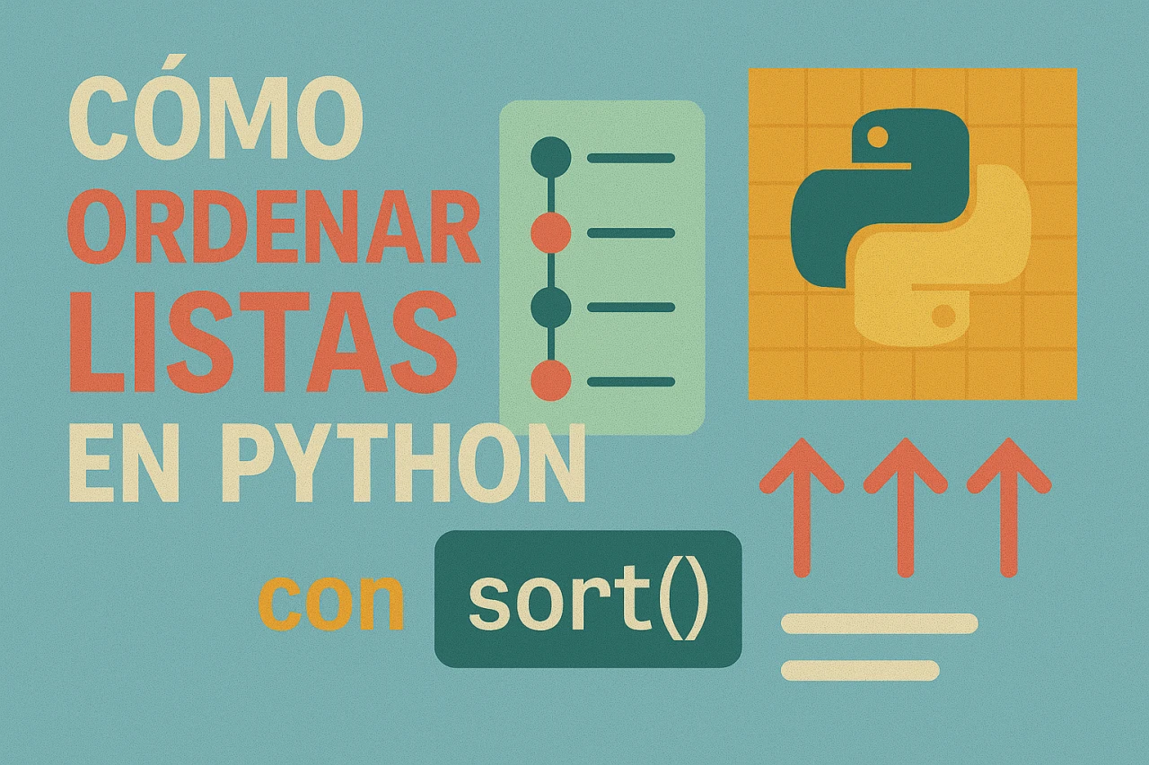 Cómo ordenar listas en Python con sort()