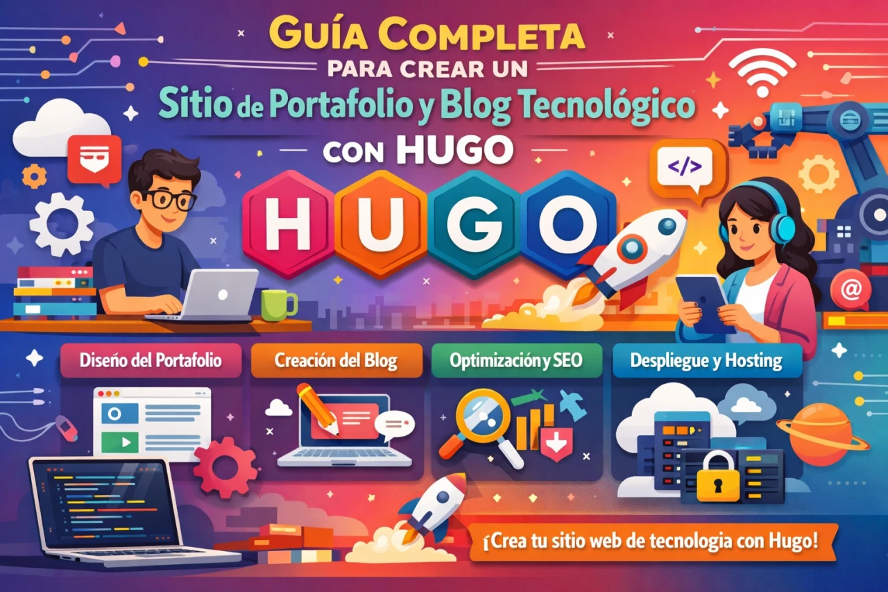 Guía Completa para Crear un Sitio de Portafolio y Blog Tecnológico con Hugo