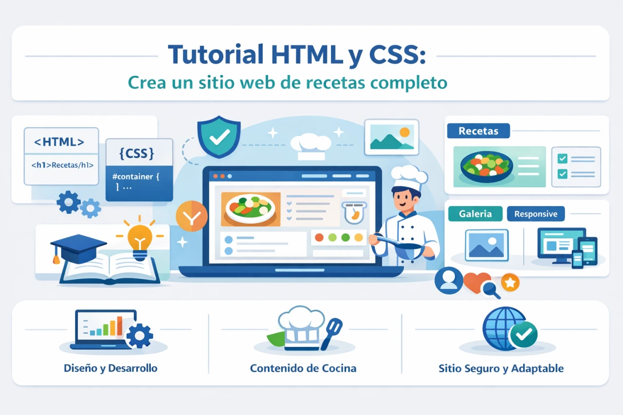 Tutorial HTML y CSS: Crea un sitio web de recetas completo