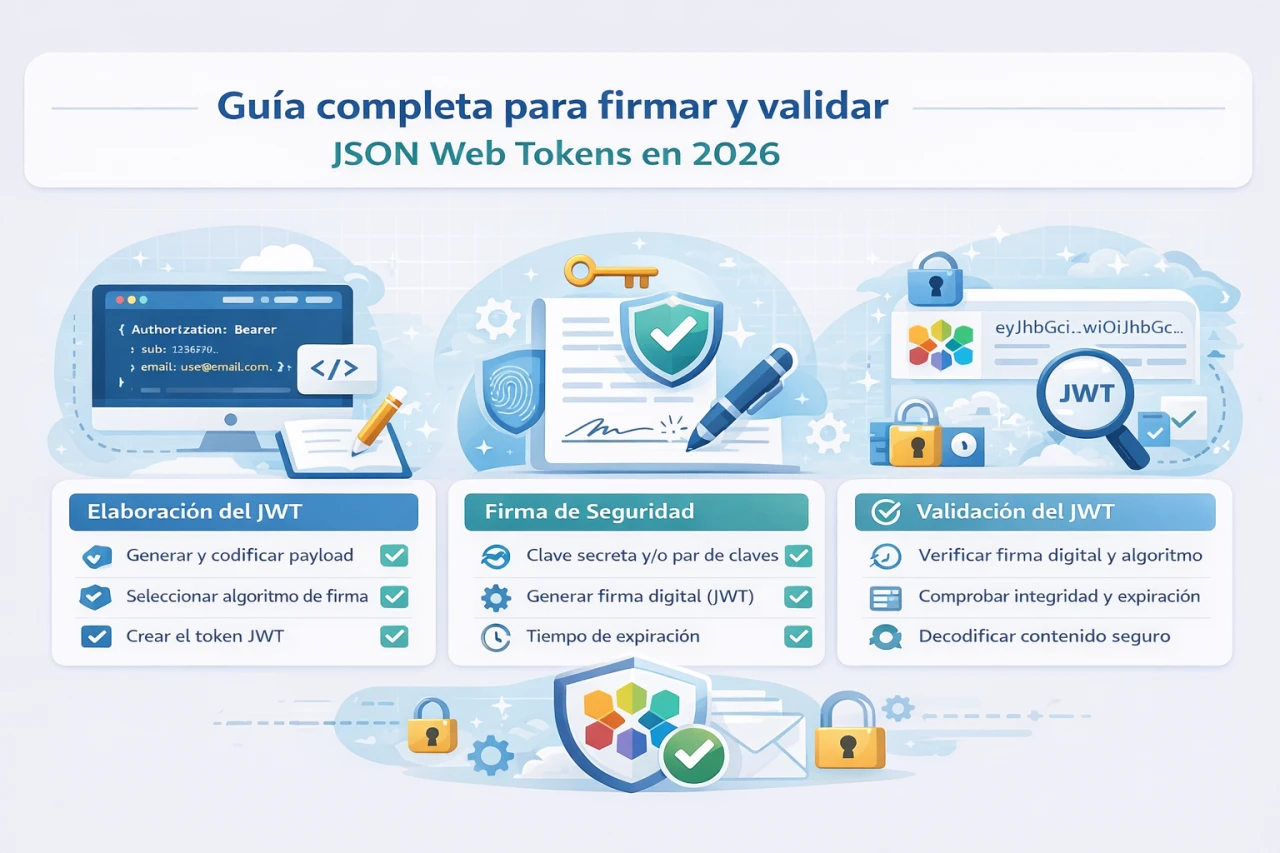 Guía completa para firmar y validar JSON Web Tokens en 2026