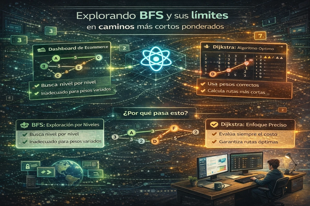 Explorando BFS y sus límites en caminos más cortos ponderados