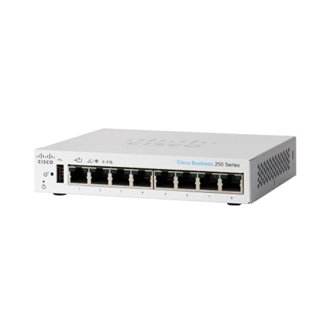 Cisco Business CBS250-8T-D Smart Switch | 8 Port GE | Desktop | Limited Lifetime Hardware Warranty (CBS250-8T-D-NA)