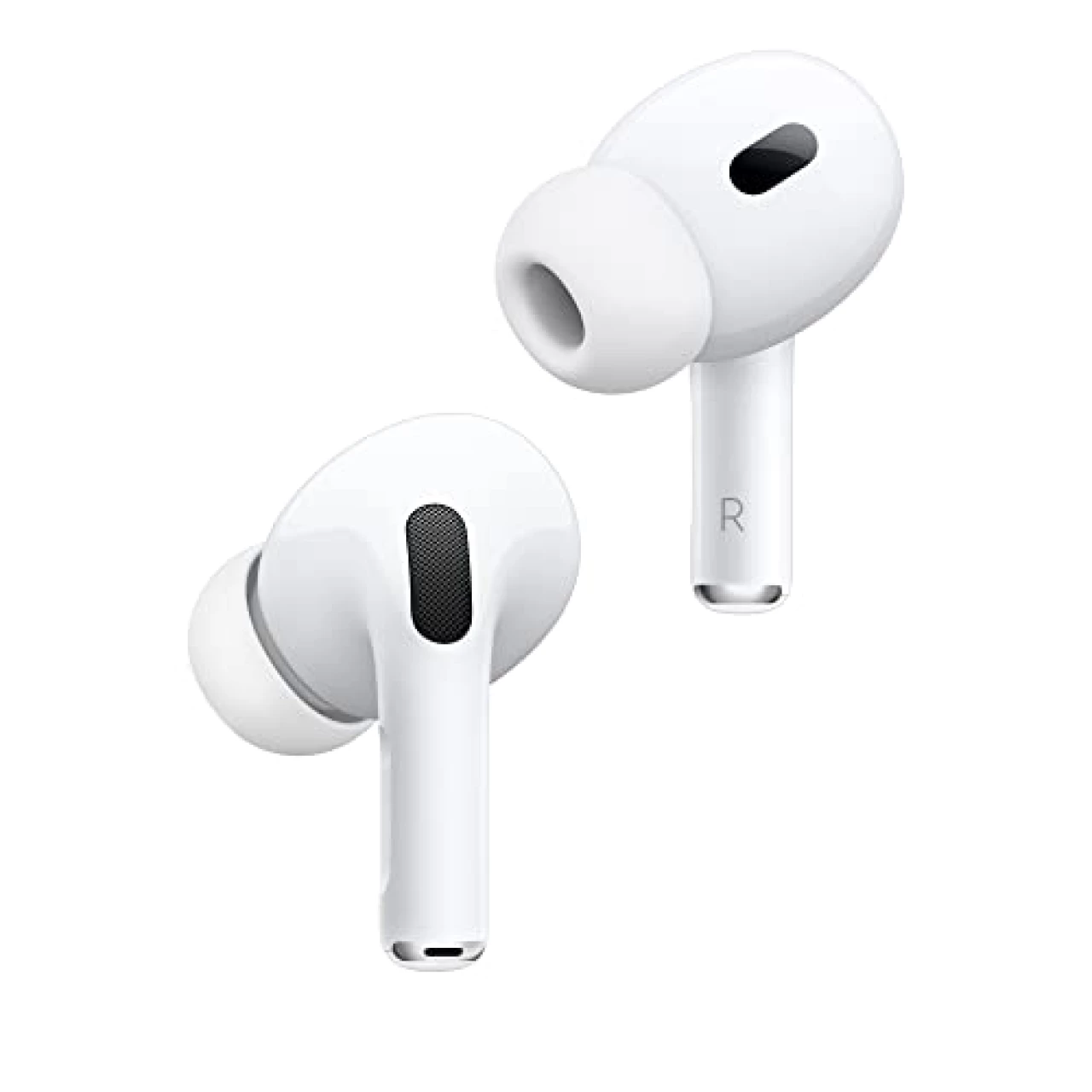 Apple AirPods Pro (2nd Gen) Wireless Earbuds, Up to 2X More Active Noise Cancelling, Adaptive Transparency, Personalized Spatial Audio MagSafe Charging Case (Lightning) Bluetooth Headphones for iPhone