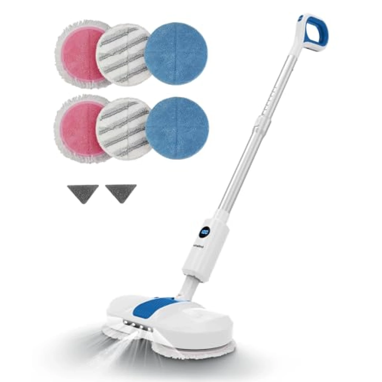 Electric Mop, Cordless Spin Mop for Floor Cleaning, AlfaBot S1 Cordless Mop