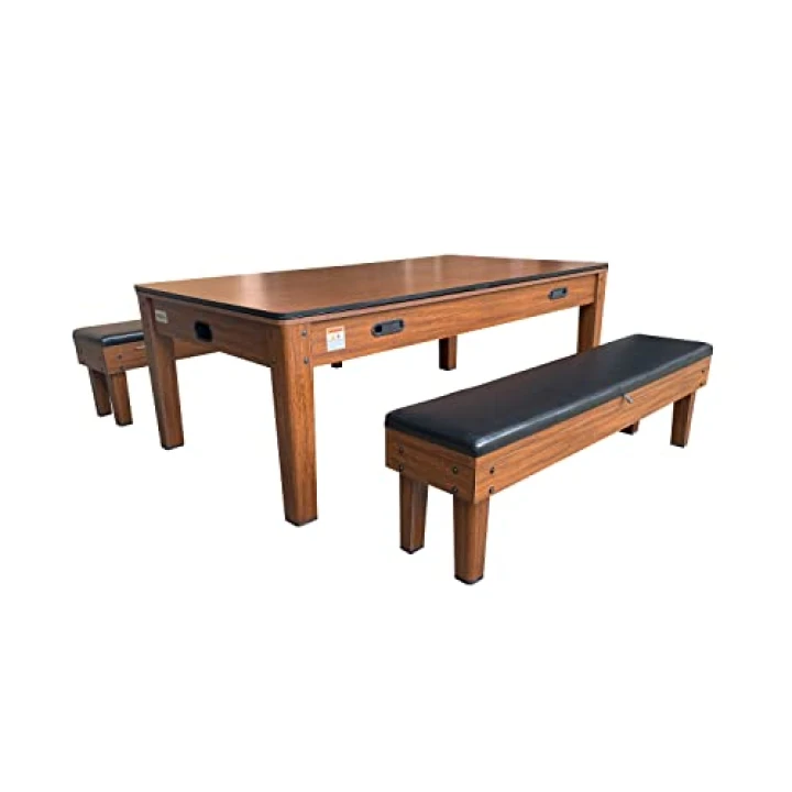 Click to view RACK Luxor 7.5-Foot 4-in-1 Multi-Game Swivel Billiard Table with Benches