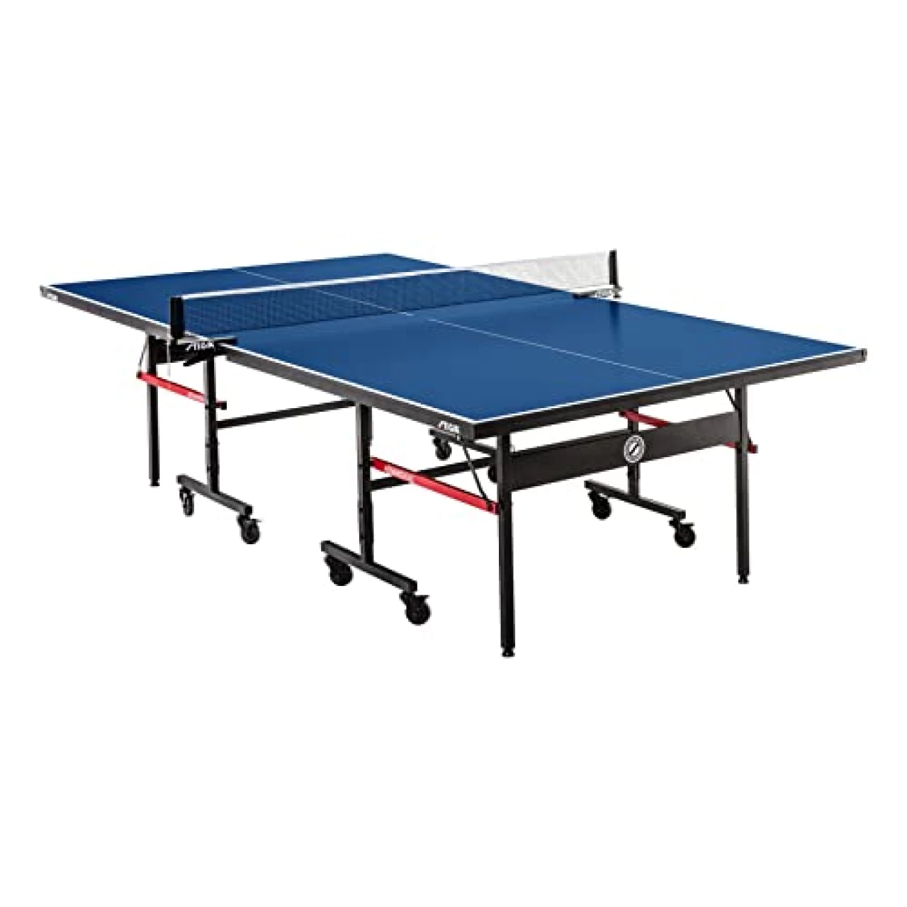 STIGA Advantage Competition-Ready Indoor Table Tennis Tables 95% Preassembled Out of the Box with Easy Attach and Remove Net - Multiple Styles Available