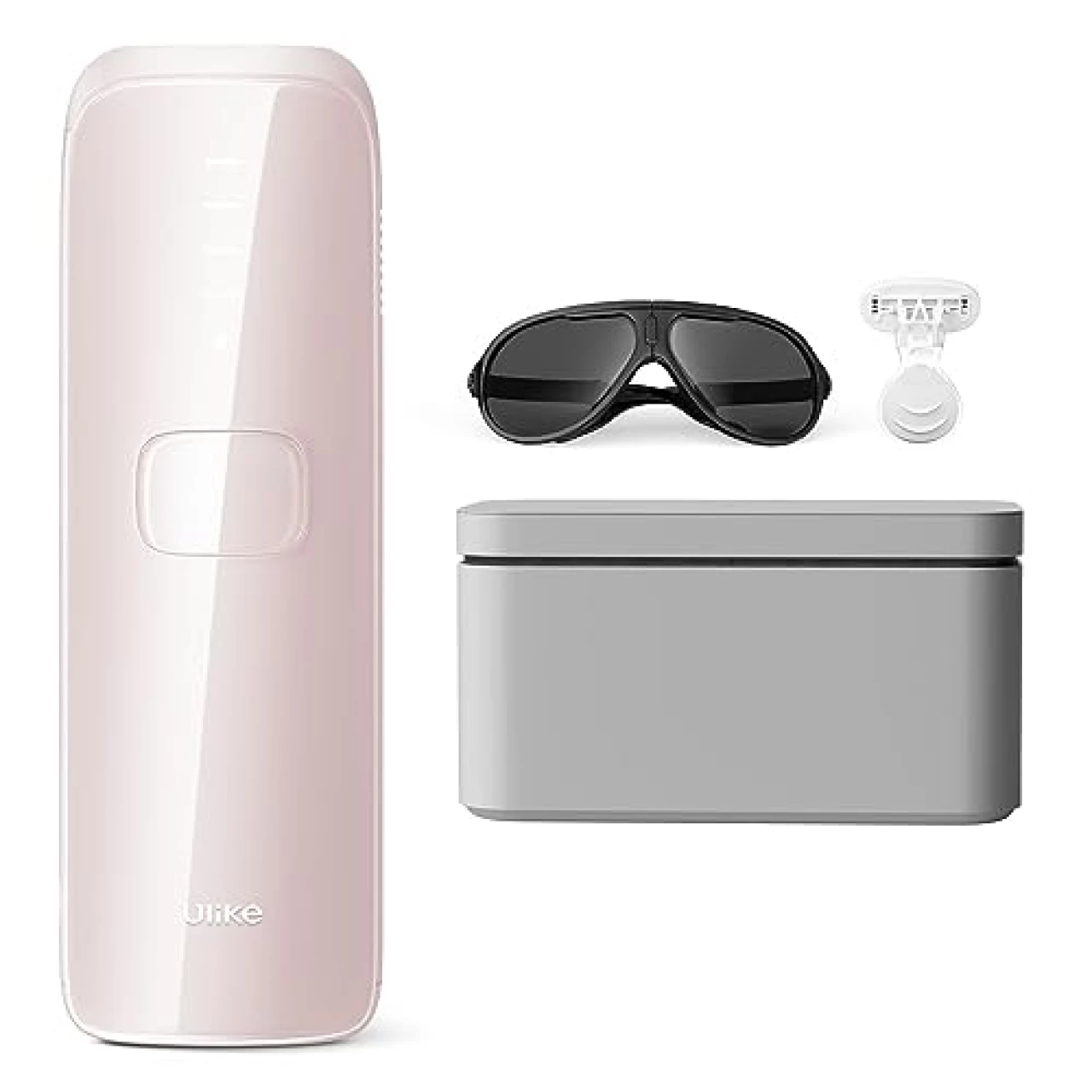 Ulike Laser Hair Removal for Women and Men, Air 3 IPL Hair Removal with Sapphire Ice-Cooling System for Painless &amp; Long-Lasting Result, Flat-Head Design for Body &amp; Face Treatment at-Home, Pink