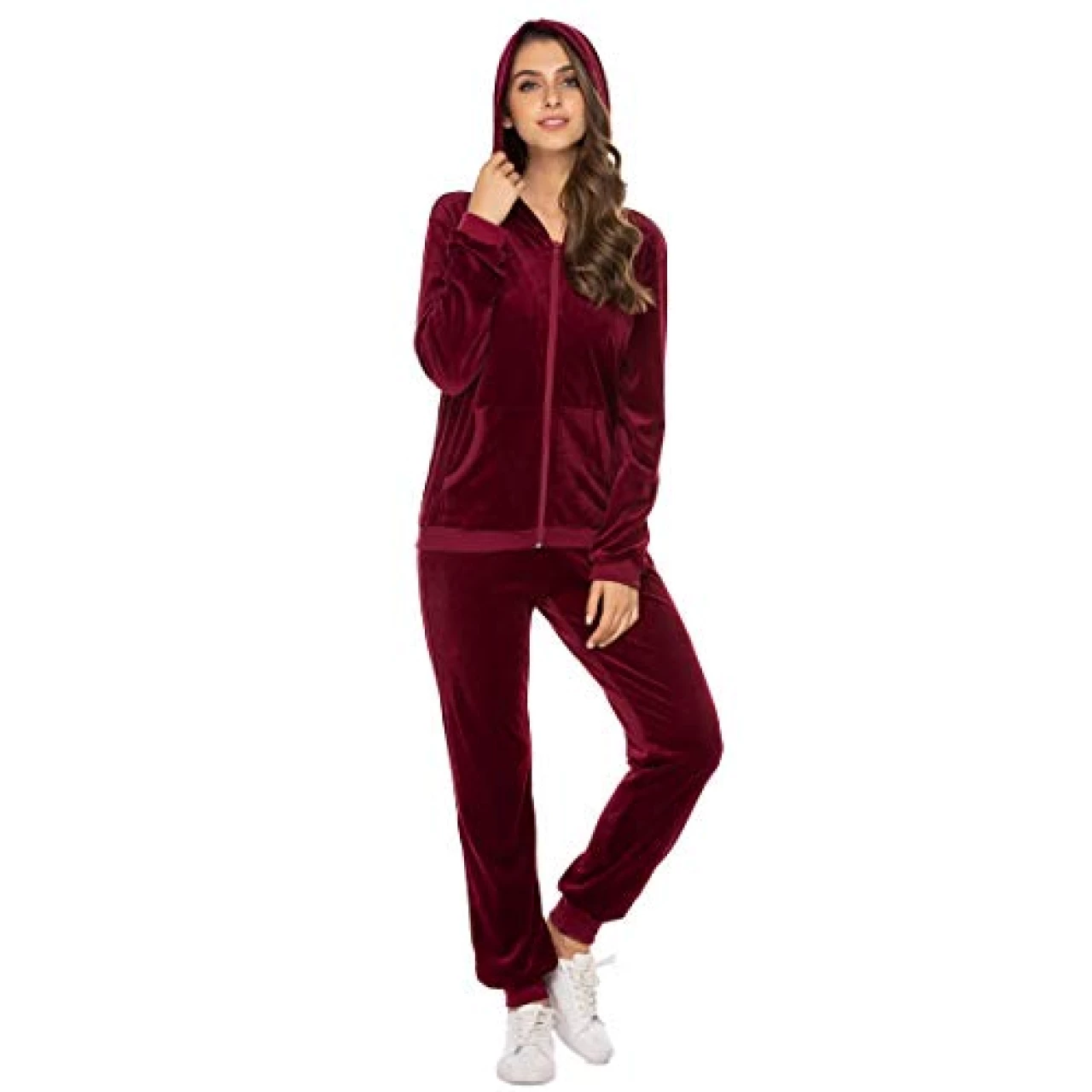 HOTOUCH Velvet Track Suits for Women Set