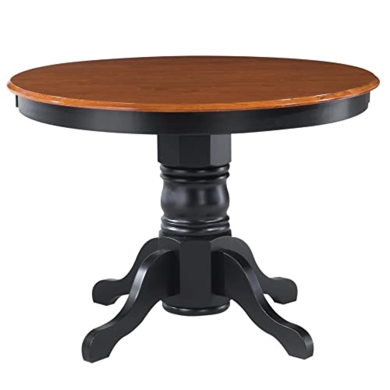 Home Styles Black Oak 42-inch Round Pedestal Dining Table