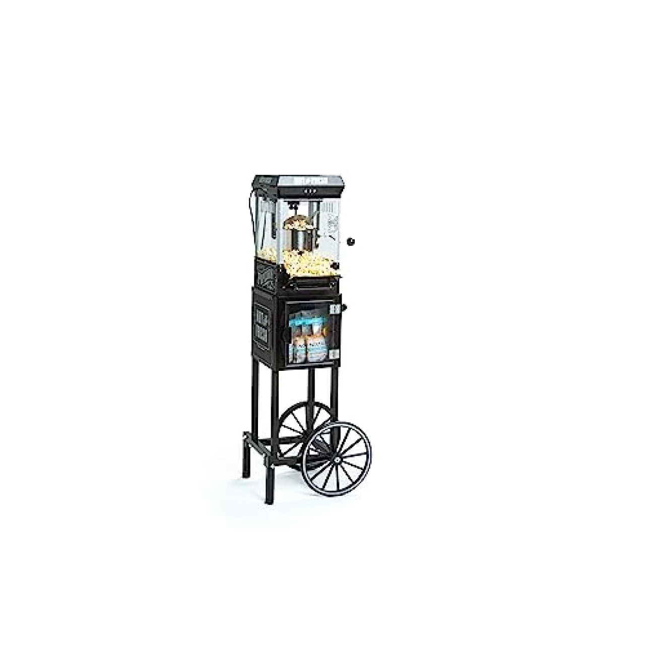 Nostalgia Popcorn Maker Machine - Professional Cart