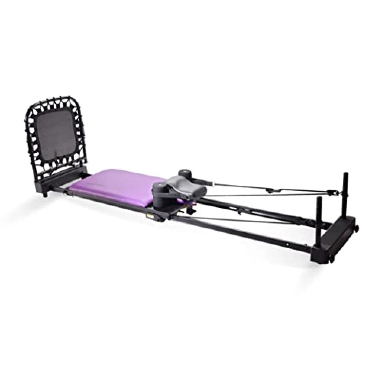 AeroPilates Reformer Plus 379 - Pilates Reformer Workout Machine for Home Gym - Cardio Fitness Rebounder - Up to 300 lbs Weight Capacity