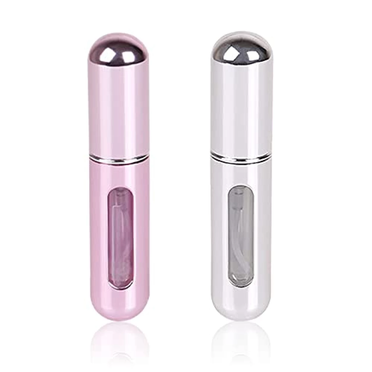 Travel Mini perfume Refillable Atomizer Container, Portable, Travel Size, Fragrance Empty spray bottle 5ml (2Pcs)