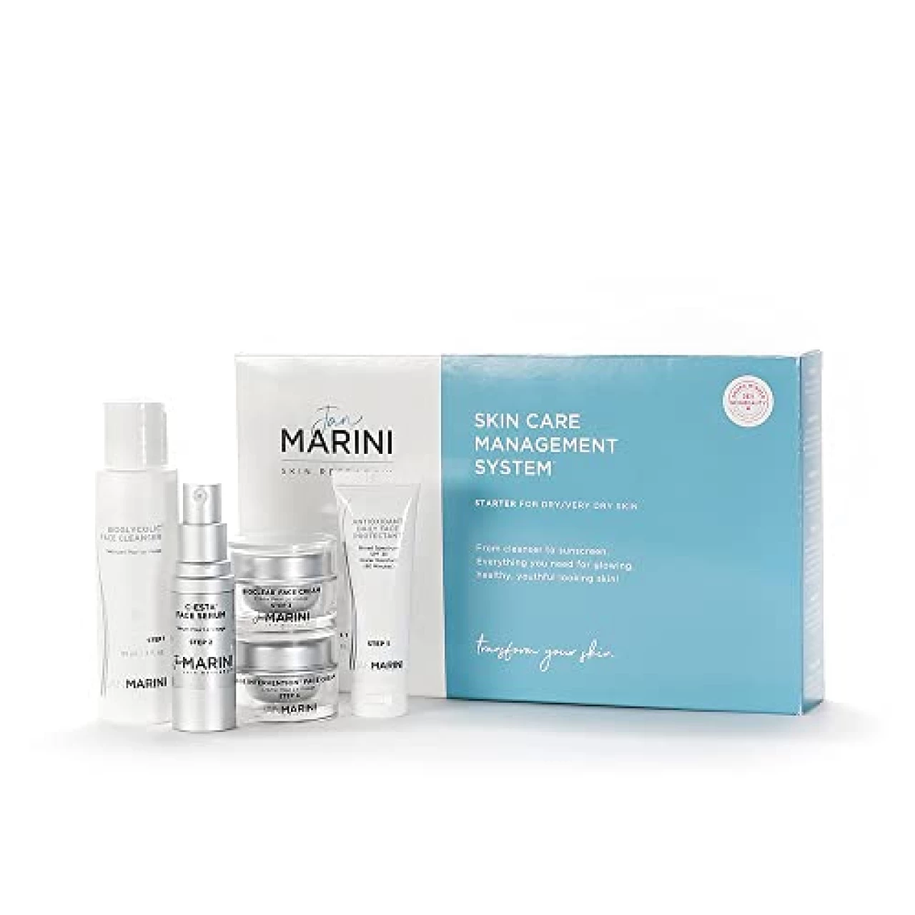 Jan Marini Skin Research Skin Care Management System | Dry/Very Dry Skin | Starter/Travel Size