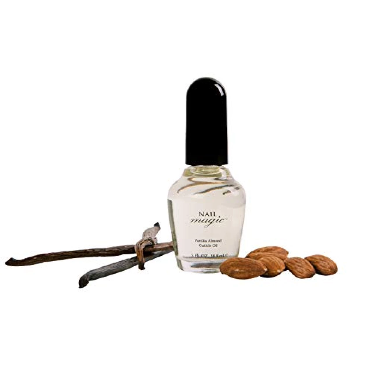 Nail Magic Hand &amp; Cuticle Oil - Vanilla Almond Cuticle Oil - Natural Cuticle Oil, Nail health, Stronger Nails - 0.5 Fluid Ounce