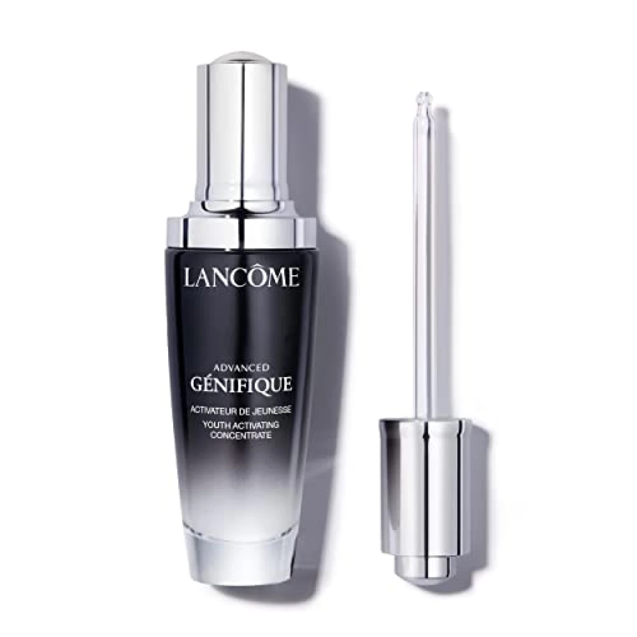 Lancôme Advanced Génifique Radiance Boosting Anti-Aging Face Serum - Visibly Hydrates &amp; Plumps Skin - with Bifidus Prebiotic, Hyaluronic Acid &amp; Vitamin Cg, 1.7 Fl Oz