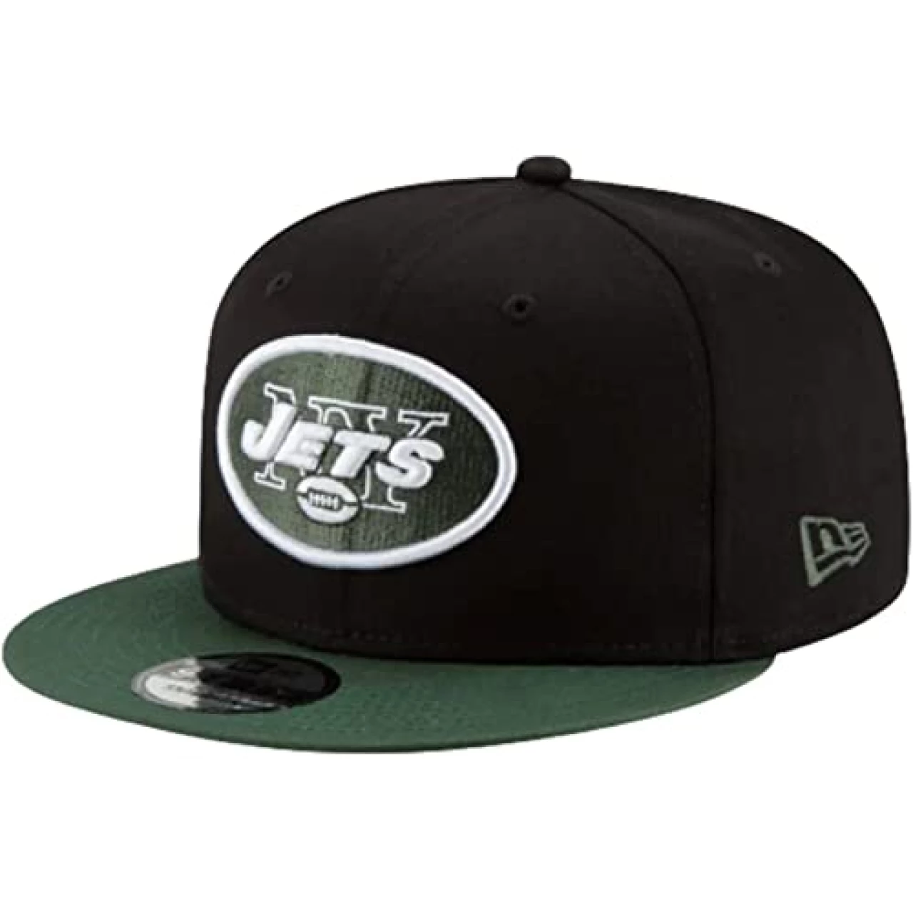 New Era NFL 59FIFTY 2-Tone Authentic Collection Fitted On Field Game Cap Hat (6 7/8, New York Jets Black)