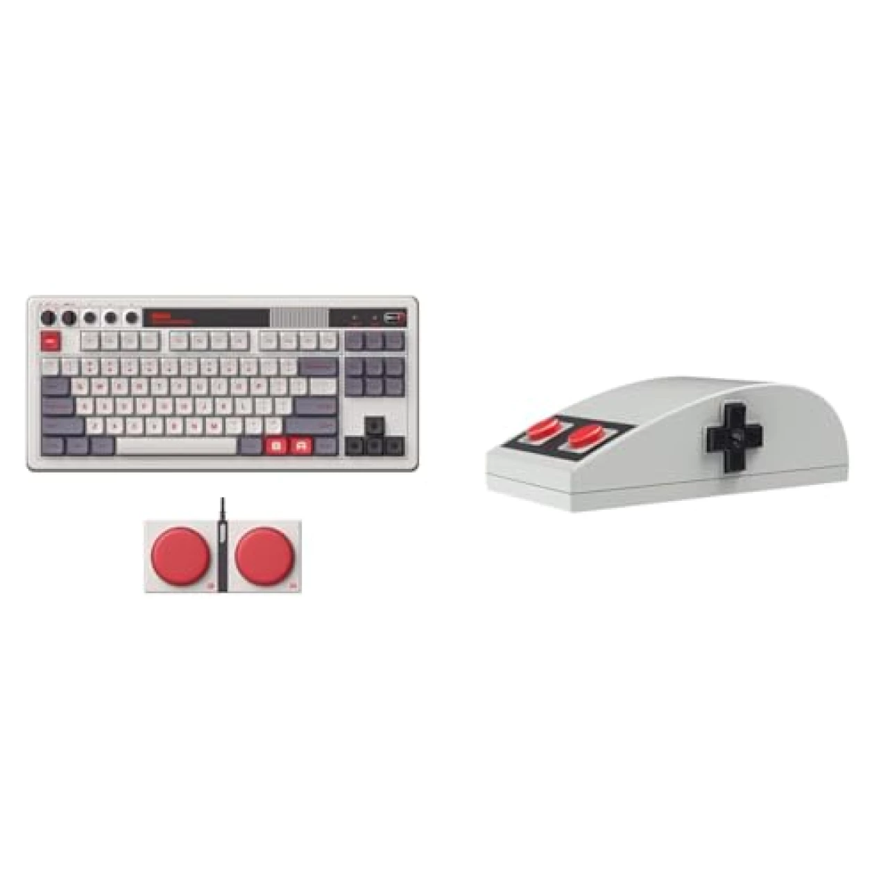 8Bitdo Retro Mechanical Keyboard &amp; N30 2.4Ghz Wireless Mouse for PC Windows and macOS